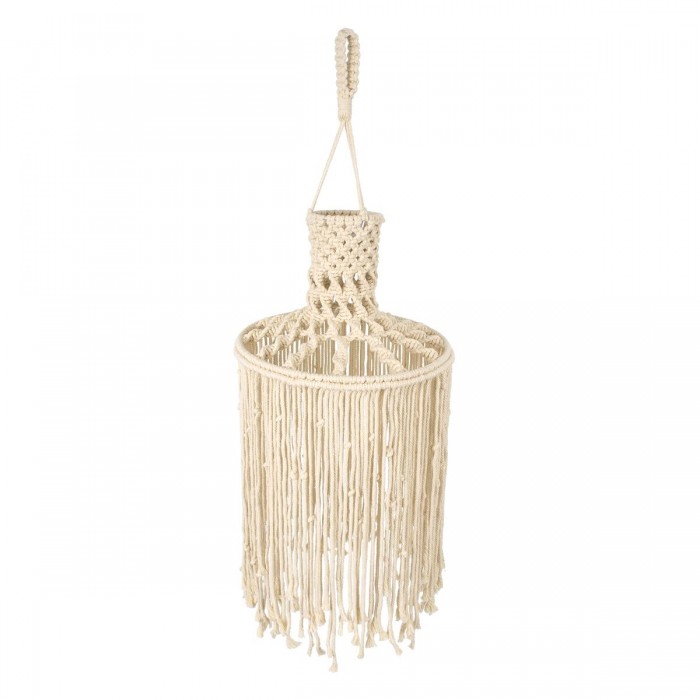 GloboStar® 36207 SENEGAL Καπέλο Φωτιστικού Boho - Μακραμέ Πλεκτό Χειροποίητο Μπεζ Υφασμάτινο με Σχοινί Φ30 x Υ80cm GloboStar® 36207 SENEGAL Καπέλο Φωτιστικού Boho - Μακραμέ Πλεκτό Χειροποίητο Μπεζ Υφασμάτινο με Σχοινί Φ30 x Υ80cm