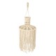 GloboStar® 36207 SENEGAL Καπέλο Φωτιστικού Boho - Μακραμέ Πλεκτό Χειροποίητο Μπεζ Υφασμάτινο με Σχοινί Φ30 x Υ80cm GloboStar® 36207 SENEGAL Καπέλο Φωτιστικού Boho - Μακραμέ Πλεκτό Χειροποίητο Μπεζ Υφασμάτινο με Σχοινί Φ30 x Υ80cm