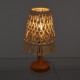 GloboStar® RWANDA 36210 Vintage Επιτραπέζιο Φωτιστικό Πορτατίφ Μονόφωτο Boho - Μακραμέ Πλεκτό Χειροποίητο Μπεζ Υφασμάτινο με Σχοινί Φ15 x Υ30cm GloboStar® RWANDA 36210 Vintage Επιτραπέζιο Φωτιστικό Πορτατίφ Μονόφωτο Boho - Μακραμέ Πλεκτό Χειροποίητο Μπεζ Υφασμάτινο με Σχοινί Φ15 x Υ30cm