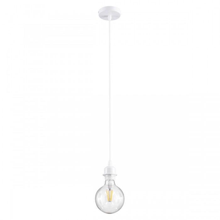 GloboStar® HANNA 36217 Μοντέρνο Κρεμαστό Φωτιστικό Ανάρτηση Μονόφωτο 1 x E27 IP20 Λευκό Πλαστικό Μ4 x Π4 x Υ110cm GloboStar® HANNA 36217 Μοντέρνο Κρεμαστό Φωτιστικό Ανάρτηση Μονόφωτο 1 x E27 IP20 Λευκό Πλαστικό Μ4 x Π4 x Υ110cm