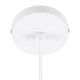GloboStar® HANNA 36217 Μοντέρνο Κρεμαστό Φωτιστικό Ανάρτηση Μονόφωτο 1 x E27 IP20 Λευκό Πλαστικό Μ4 x Π4 x Υ110cm GloboStar® HANNA 36217 Μοντέρνο Κρεμαστό Φωτιστικό Ανάρτηση Μονόφωτο 1 x E27 IP20 Λευκό Πλαστικό Μ4 x Π4 x Υ110cm