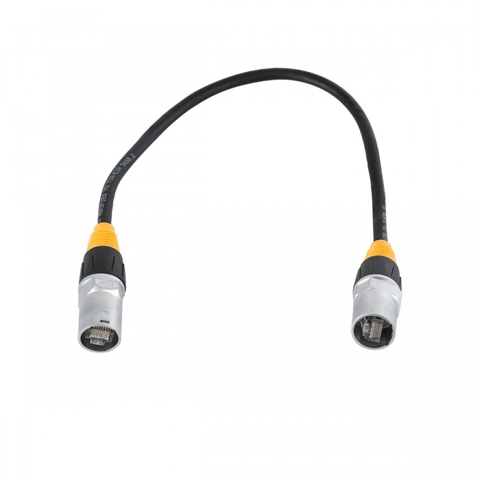 GLOBOSTAR® 41049 Καλώδιο Σύνδεσης Σήματος CAT6 Ethercon για Οθόνες LED Video Wall Αδιάβροχο IP65 - Μ36 x Π2.1 x Υ2.1cm