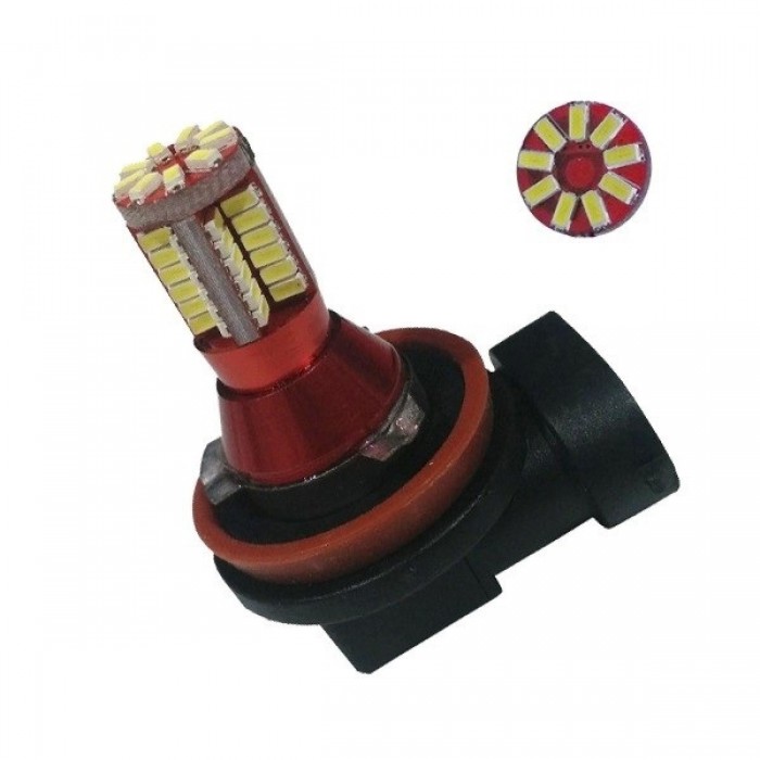 Λαμπτήρας LED H10 Can Bus με 57 SMD 3014 6000k GloboStar 47837 Λαμπτήρας LED H10 Can Bus με 57 SMD 3014 6000k GloboStar 47837