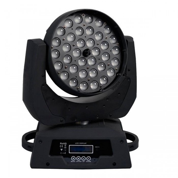 Κινούμενη Ρομποτική Κεφαλή Artemis ZOOM WASH PRO 10°-60° 36*10 Watt CREE LED RGBW 360W 230V DMX512 GloboStar 51116 Κινούμενη Ρομποτική Κεφαλή Artemis ZOOM WASH PRO 10°-60° 36*10 Watt CREE LED RGBW 360W 230V DMX512 GloboStar 51116