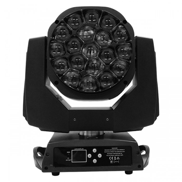 Κινούμενη Ρομποτική Κεφαλή Atlas HAWKEYE 2 K10 BEE EYE PRO 4in1 BEAM - WASH - ROTATION - ZΟΟΜ 4°-60° 19*15 Watt OSRAM LED RGBW 450W 230V DMX512 GloboStar 51151 Κινούμενη Ρομποτική Κεφαλή Atlas HAWKEYE 2 K10 BEE EYE PRO 4in1 BEAM - WASH - ROTATION - ZΟΟΜ 4°-60° 19*15 Watt OSRAM LED RGBW 450W 230V DMX512 GloboStar 51151