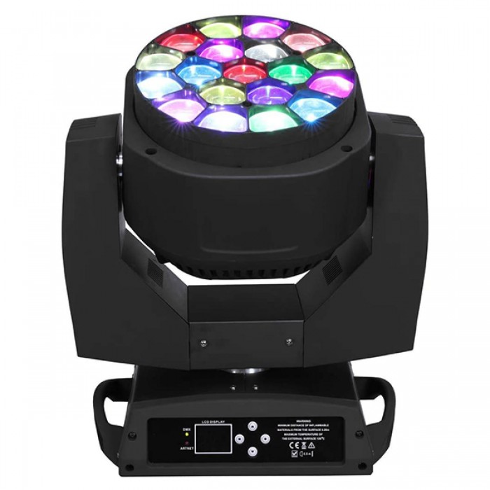 Κινούμενη Ρομποτική Κεφαλή Atlas HAWKEYE 2 K10 BEE EYE PRO 4in1 BEAM - WASH - ROTATION - ZΟΟΜ 4°-60° 19*15 Watt OSRAM LED RGBW 450W 230V DMX512 GloboStar 51151 Κινούμενη Ρομποτική Κεφαλή Atlas HAWKEYE 2 K10 BEE EYE PRO 4in1 BEAM - WASH - ROTATION - ZΟΟΜ 4°-60° 19*15 Watt OSRAM LED RGBW 450W 230V DMX512 GloboStar 51151