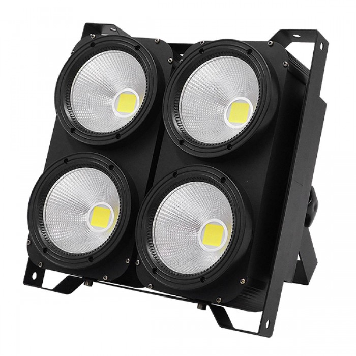 Προβολέας LED COB DMX512 Strobe Blinder Matrix Light 400 Watt (4x100w) Ψυχρό Λευκό 6000k GloboStar 51161 Προβολέας LED COB DMX512 Strobe Blinder Matrix Light 400 Watt (4x100w) Ψυχρό Λευκό 6000k GloboStar 51161
