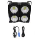 Προβολέας LED COB DMX512 Strobe Blinder Matrix Light 400 Watt (4x100w) Ψυχρό Λευκό 6000k GloboStar 51161 Προβολέας LED COB DMX512 Strobe Blinder Matrix Light 400 Watt (4x100w) Ψυχρό Λευκό 6000k GloboStar 51161