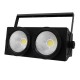 Προβολέας LED COB DMX512 Strobe Blinder Matrix Light 200 Watt (2x100w) Ψυχρό Λευκό 6000k GloboStar 51162 Προβολέας LED COB DMX512 Strobe Blinder Matrix Light 200 Watt (2x100w) Ψυχρό Λευκό 6000k GloboStar 51162