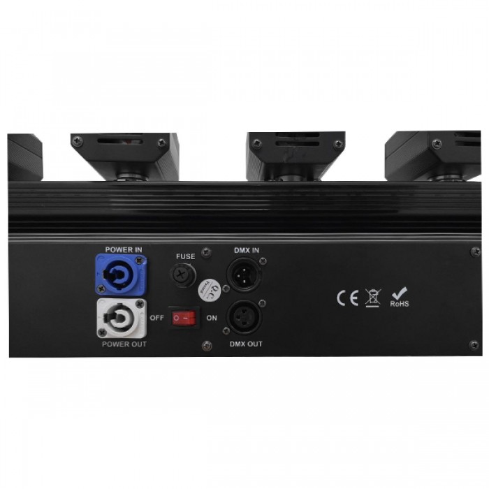 Επαγγελματική Μπάρα Laser με 6x60mw/532nm Κεφαλές 230V 3° DMX512 Πράσινο GloboStar 51164 Επαγγελματική Μπάρα Laser με 6x60mw/532nm Κεφαλές 230V 3° DMX512 Πράσινο GloboStar 51164