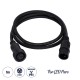 GloboStar® 51171 Καλώδιο 3PIN DMX512 1 Μέτρο από Female XLR σε Male XLR Τερματισμένο Αδιάβροχο IP65 Μ100cm - Μαύρο GloboStar® 51171 Καλώδιο 3PIN DMX512 1 Μέτρο από Female XLR σε Male XLR Τερματισμένο Αδιάβροχο IP65 Μ100cm - Μαύρο
