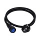 GloboStar® 51172 Καλώδιο Ρεύματος 3PIN DMX512 1 Μέτρο από Female XLR σε Male Πρίζα Schuko Τερματισμένο Αδιάβροχο IP65 Μ100cm - Μαύρο GloboStar® 51172 Καλώδιο Ρεύματος 3PIN DMX512 1 Μέτρο από Female XLR σε Male Πρίζα Schuko Τερματισμένο Αδιάβροχο IP65 Μ100cm - Μαύρο