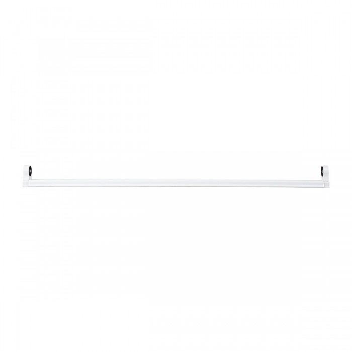 GloboStar® TUBATO 60147 Μεταλλικό Σκαφάκι για 1 x Λάμπα 60CM T8 G13 LED AC 220-240V IP20 Μ60 x Π3.4 x Υ4.3cm - 5 Χρόνια Εγγύηση