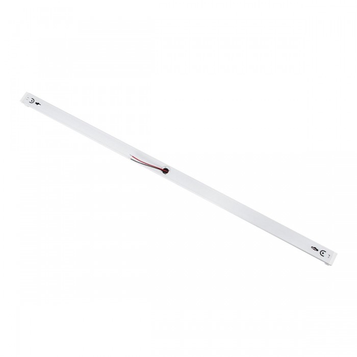 GloboStar® TUBATO 60148 Μεταλλικό Σκαφάκι για 1 x Λάμπα 90CM T8 G13 LED AC 220-240V IP20 Μ90 x Π3.4 x Υ4.3cm - 5 Χρόνια Εγγύηση