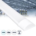 GloboStar® 60158 LED Γραμμικό Βιομηχανικό Φωτιστικό Tri-Proof 120cm 40W 3806lm 120° AC 220-240V Αδιάβροχο IP65 Μ120 x Π7.5 x Υ2.5cm Ψυχρό Λευκό 6000K