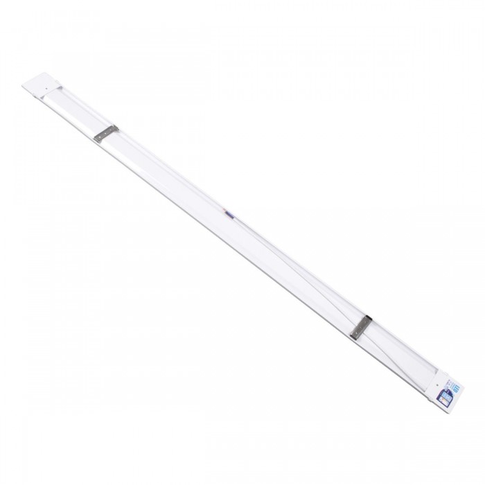 GloboStar® 60158 LED Γραμμικό Βιομηχανικό Φωτιστικό Tri-Proof 120cm 40W 3806lm 120° AC 220-240V Αδιάβροχο IP65 Μ120 x Π7.5 x Υ2.5cm Ψυχρό Λευκό 6000K