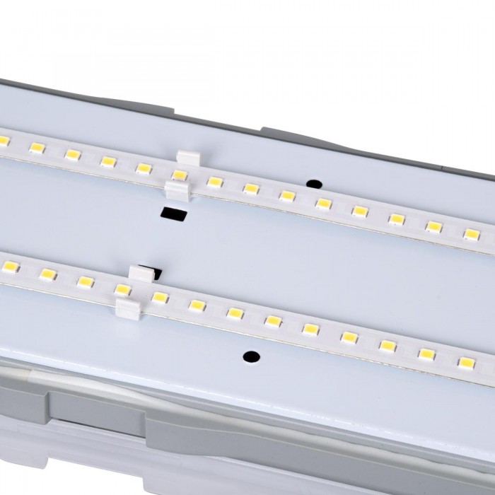 GloboStar® 60170 LED Γραμμικό Βιομηχανικό Φωτιστικό Tri-Proof 60cm 24W 2785lm 120° AC 220-240V Αδιάβροχο IP65 Μ60 x Π10.5 x Υ8cm Ψυχρό Λευκό 6000K - 3 Years Warranty GloboStar® 60170 LED Γραμμικό Βιομηχανικό Φωτιστικό Tri-Proof 60cm 24W 2785lm 120° AC 220-240V Αδιάβροχο IP65 Μ60 x Π10.5 x Υ8cm Ψυχρό Λευκό 6000K - 3 Years Warranty