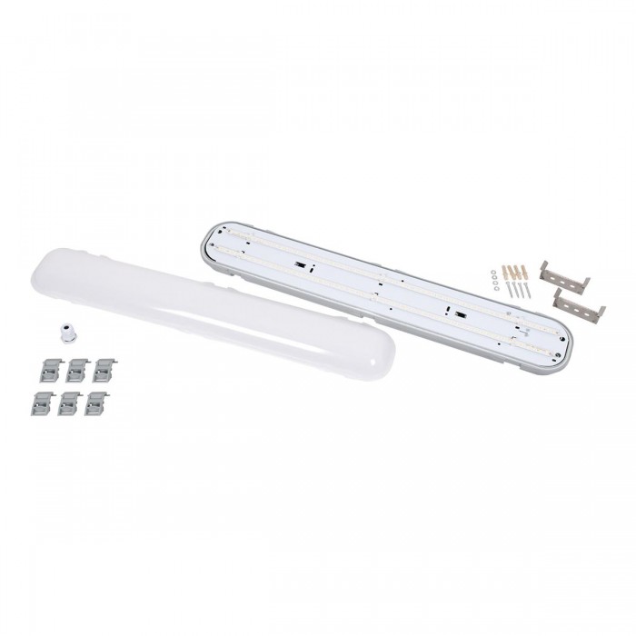 GloboStar® 60170 LED Γραμμικό Βιομηχανικό Φωτιστικό Tri-Proof 60cm 24W 2785lm 120° AC 220-240V Αδιάβροχο IP65 Μ60 x Π10.5 x Υ8cm Ψυχρό Λευκό 6000K - 3 Years Warranty GloboStar® 60170 LED Γραμμικό Βιομηχανικό Φωτιστικό Tri-Proof 60cm 24W 2785lm 120° AC 220-240V Αδιάβροχο IP65 Μ60 x Π10.5 x Υ8cm Ψυχρό Λευκό 6000K - 3 Years Warranty