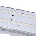 GloboStar® 60172 LED Γραμμικό Βιομηχανικό Φωτιστικό Tri-Proof 60cm 24W 2690lm 120° AC 220-240V Αδιάβροχο IP65 Μ60 x Π10.5 x Υ8cm Θερμό Λευκό 2700K - 3 Years Warranty