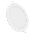 GloboStar® 60189 Χωνευτό LED Panel Φ22cm 20W 2120lm 120° AC 220-240V IP20 Φ22.2 x Υ1cm Φυσικό Λευκό 4500K - 3 Years Warranty