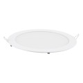 GloboStar® 60189 Χωνευτό LED Panel Φ22cm 20W 2120lm 120° AC 220-240V IP20 Φ22.2 x Υ1cm Φυσικό Λευκό 4500K - 3 Years Warranty
