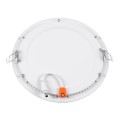 GloboStar® 60189 Χωνευτό LED Panel Φ22cm 20W 2120lm 120° AC 220-240V IP20 Φ22.2 x Υ1cm Φυσικό Λευκό 4500K - 3 Years Warranty