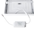 GloboStar® 60204 Εξωτερικό LED Panel 22x22cm 20W 2120lm 120° AC 220-240V IP20 Μ22 x Π22 x Υ3cm Φυσικό Λευκό 4500K - 3 Χρόνια Εγγύηση