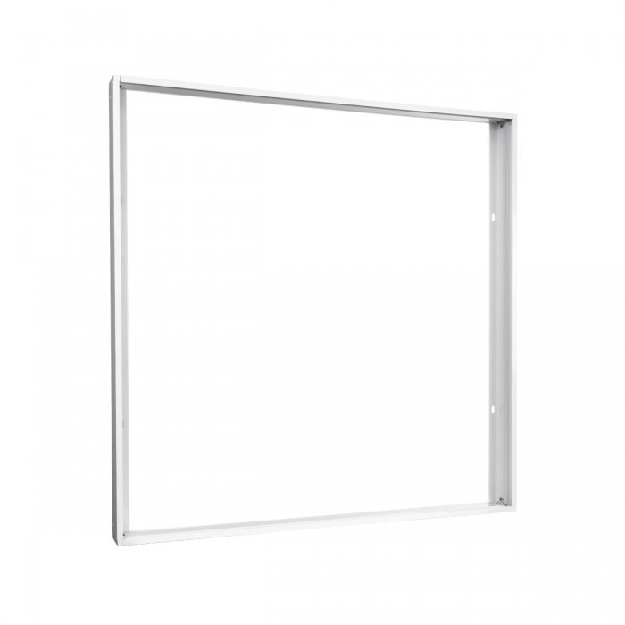 GloboStar® 60220 Πλαίσιο Στήριξης PVC Επιτοίχιας Τοποθέτησης για LED Panel 60x60cm - Λευκό GloboStar® 60220 Πλαίσιο Στήριξης PVC Επιτοίχιας Τοποθέτησης για LED Panel 60x60cm - Λευκό