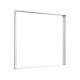 GloboStar® 60220 Πλαίσιο Στήριξης PVC Επιτοίχιας Τοποθέτησης για LED Panel 60x60cm - Λευκό GloboStar® 60220 Πλαίσιο Στήριξης PVC Επιτοίχιας Τοποθέτησης για LED Panel 60x60cm - Λευκό