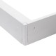 GloboStar® 60220 Πλαίσιο Στήριξης PVC Επιτοίχιας Τοποθέτησης για LED Panel 60x60cm - Λευκό GloboStar® 60220 Πλαίσιο Στήριξης PVC Επιτοίχιας Τοποθέτησης για LED Panel 60x60cm - Λευκό
