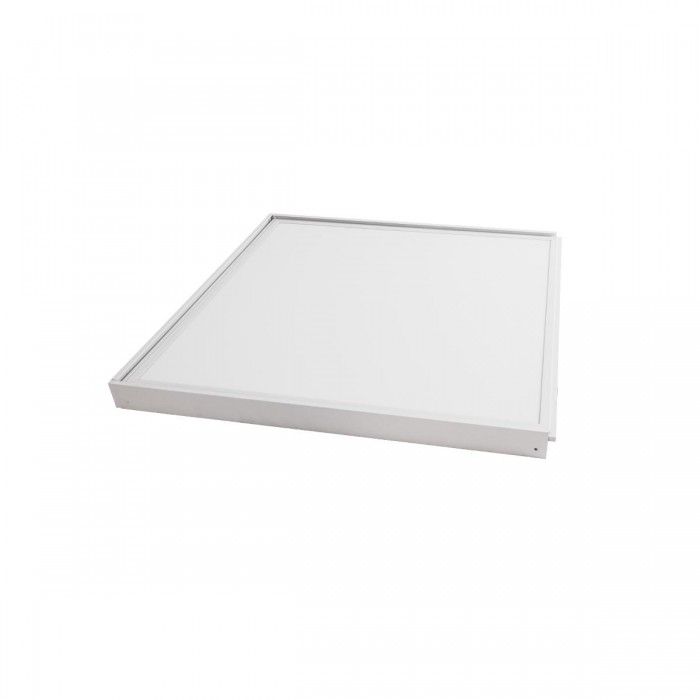 GloboStar® 60220 Πλαίσιο Στήριξης PVC Επιτοίχιας Τοποθέτησης για LED Panel 60x60cm - Λευκό GloboStar® 60220 Πλαίσιο Στήριξης PVC Επιτοίχιας Τοποθέτησης για LED Panel 60x60cm - Λευκό
