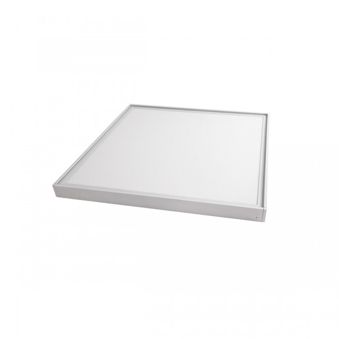 GloboStar® 60220 Πλαίσιο Στήριξης PVC Επιτοίχιας Τοποθέτησης για LED Panel 60x60cm - Λευκό GloboStar® 60220 Πλαίσιο Στήριξης PVC Επιτοίχιας Τοποθέτησης για LED Panel 60x60cm - Λευκό