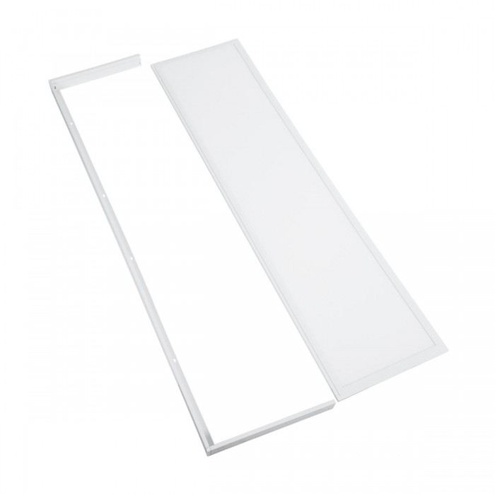 GloboStar® 60221 Πλαίσιο Στήριξης PVC Επιτοίχιας Τοποθέτησης για LED Panel 120x30cm - Λευκό GloboStar® 60221 Πλαίσιο Στήριξης PVC Επιτοίχιας Τοποθέτησης για LED Panel 120x30cm - Λευκό