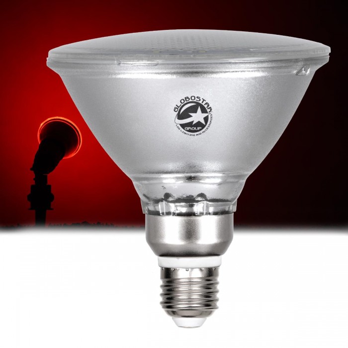 GloboStar® 60229 Λάμπα LED E27 PAR38 Κήπου Σκληρού Υάλου 18W 1200lm 60° AC 220-240V IP65 Φ12 x Υ13cm Κόκκινο - 3 Years Warranty GloboStar® 60229 Λάμπα LED E27 PAR38 Κήπου Σκληρού Υάλου 18W 1200lm 60° AC 220-240V IP65 Φ12 x Υ13cm Κόκκινο - 3 Years Warranty