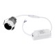 GloboStar® MICRO-S 60234 Χωνευτό LED Spot Downlight TrimLess Φ4cm 5W 650lm 38° AC 220-240V IP20 Φ4 x Υ5.9cm - Στρόγγυλο - Λευκό με Μαύρο Κάτοπτρο - Φυσικό Λευκό 4500K - Bridgelux COB - 5 Years Warranty GloboStar® MICRO-S 60234 Χωνευτό LED Spot Downlight TrimLess Φ4cm 5W 650lm 38° AC 220-240V IP20 Φ4 x Υ5.9cm - Στρόγγυλο - Λευκό με Μαύρο Κάτοπτρο - Φυσικό Λευκό 4500K - Bridgelux COB - 5 Years Warranty