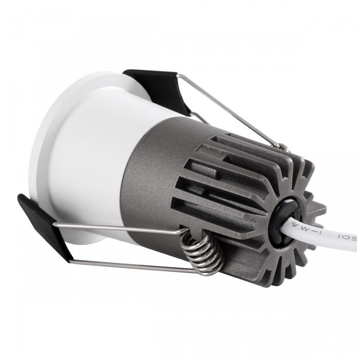 GloboStar® MICRO-S 60235 Χωνευτό LED Spot Downlight TrimLess Φ4cm 5W 625lm 38° AC 220-240V IP20 Φ4 x Υ5.9cm - Στρόγγυλο - Λευκό με Μαύρο Κάτοπτρο - Θερμό Λευκό 2700K - Bridgelux COB - 5 Years Warranty GloboStar® MICRO-S 60235 Χωνευτό LED Spot Downlight TrimLess Φ4cm 5W 625lm 38° AC 220-240V IP20 Φ4 x Υ5.9cm - Στρόγγυλο - Λευκό με Μαύρο Κάτοπτρο - Θερμό Λευκό 2700K - Bridgelux COB - 5 Years Warranty