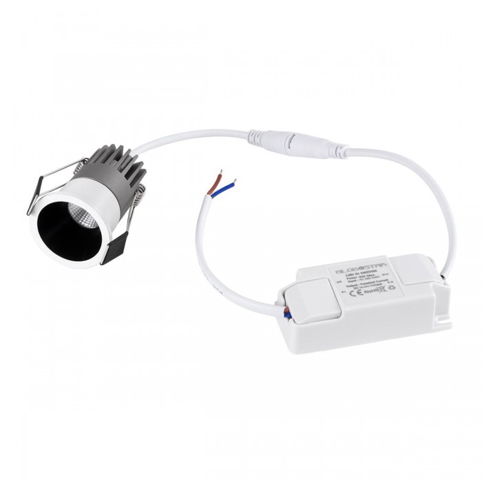 GloboStar® MICRO-S 60235 Χωνευτό LED Spot Downlight TrimLess Φ4cm 5W 625lm 38° AC 220-240V IP20 Φ4 x Υ5.9cm - Στρόγγυλο - Λευκό με Μαύρο Κάτοπτρο - Θερμό Λευκό 2700K - Bridgelux COB - 5 Years Warranty GloboStar® MICRO-S 60235 Χωνευτό LED Spot Downlight TrimLess Φ4cm 5W 625lm 38° AC 220-240V IP20 Φ4 x Υ5.9cm - Στρόγγυλο - Λευκό με Μαύρο Κάτοπτρο - Θερμό Λευκό 2700K - Bridgelux COB - 5 Years Warranty