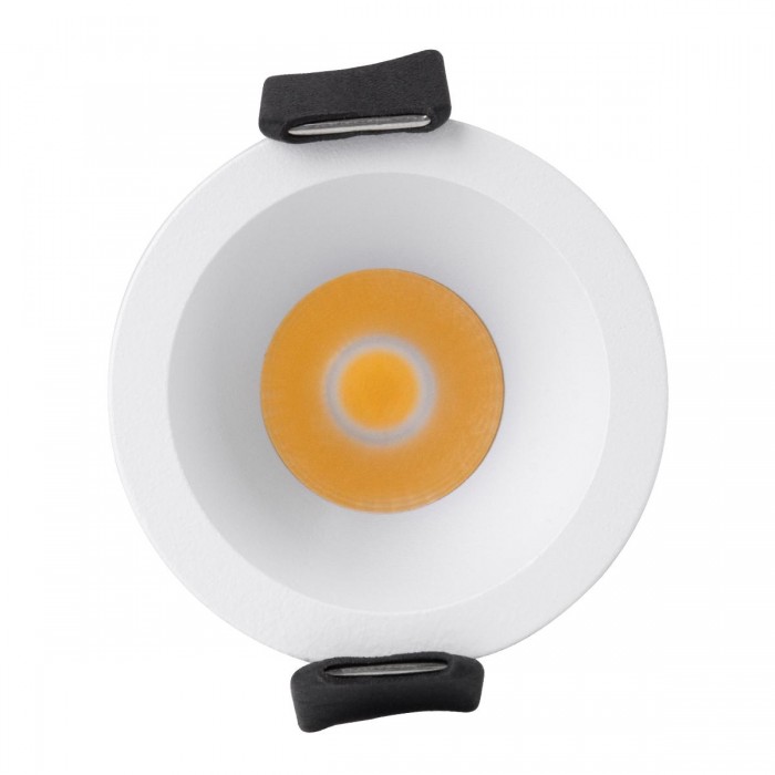 GloboStar® MICRO-S 60236 Χωνευτό LED Spot Downlight TrimLess Φ4cm 5W 650lm 38° AC 220-240V IP20 Φ4 x Υ5.9cm - Στρόγγυλο - Λευκό - Φυσικό Λευκό 4500K - Bridgelux COB - 5 Years Warranty