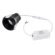 GloboStar® MICRO-B 60244 Χωνευτό LED Spot Downlight TrimLess Φ6cm 7W 910lm 38° AC 220-240V IP20 Φ6 x Υ7.8cm - Στρόγγυλο - Μαύρο - Φυσικό Λευκό 4500K - Bridgelux COB - 5 Years Warranty GloboStar® MICRO-B 60244 Χωνευτό LED Spot Downlight TrimLess Φ6cm 7W 910lm 38° AC 220-240V IP20 Φ6 x Υ7.8cm - Στρόγγυλο - Μαύρο - Φυσικό Λευκό 4500K - Bridgelux COB - 5 Years Warranty