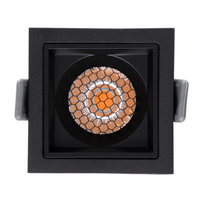 GloboStar® PLUTO-S 60269 Χωνευτό LED Spot Downlight TrimLess Μ6.4xΠ6.4cm 7W 875lm 38° AC 220-240V IP20 Μ6.4 x Π6.4 x Υ4.9cm - Τετράγωνο - Μαύρο & Anti-Glare HoneyComb - Θερμό Λευκό 2700K - Bridgelux COB - 5 Years Warranty GloboStar® PLUTO-S 60269 Χωνευτό LED Spot Downlight TrimLess Μ6.4xΠ6.4cm 7W 875lm 38° AC 220-240V IP20 Μ6.4 x Π6.4 x Υ4.9cm - Τετράγωνο - Μαύρο & Anti-Glare HoneyComb - Θερμό Λευκό 2700K - Bridgelux COB - 5 Years Warranty