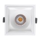 GloboStar® PLUTO-B 60278 Χωνευτό LED Spot Downlight TrimLess Μ10.4xΠ10.4cm 15W 1950lm 38° AC 220-240V IP20 Μ10.4 x Π10.4 x Υ6.5cm - Τετράγωνο - Λευκό & Anti-Glare HoneyComb - Φυσικό Λευκό 4500K - Bridgelux COB - 5 Years Warranty