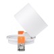 GloboStar® OMEGA-R 60294 Χωνευτό LED Spot Downlight TrimLess Φ10cm 12W 1560lm 36° AC 220-240V IP20 Φ10 x Υ8.2cm - Στρόγγυλο - Λευκό - Φυσικό Λευκό 4500K - Bridgelux COB - 5 Years Warranty GloboStar® OMEGA-R 60294 Χωνευτό LED Spot Downlight TrimLess Φ10cm 12W 1560lm 36° AC 220-240V IP20 Φ10 x Υ8.2cm - Στρόγγυλο - Λευκό - Φυσικό Λευκό 4500K - Bridgelux COB - 5 Years Warranty