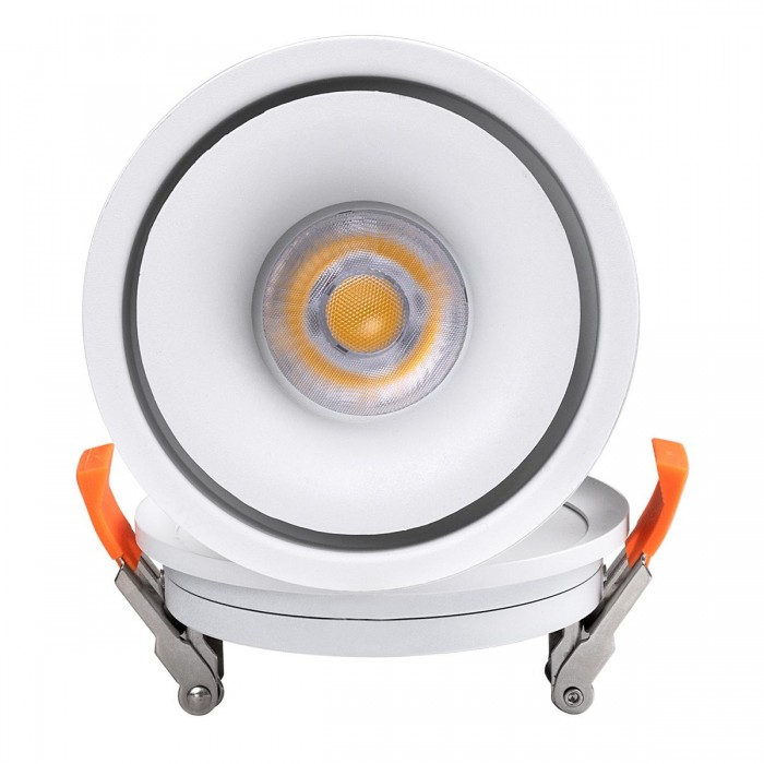 GloboStar® OMEGA-R 60294 Χωνευτό LED Spot Downlight TrimLess Φ10cm 12W 1560lm 36° AC 220-240V IP20 Φ10 x Υ8.2cm - Στρόγγυλο - Λευκό - Φυσικό Λευκό 4500K - Bridgelux COB - 5 Years Warranty GloboStar® OMEGA-R 60294 Χωνευτό LED Spot Downlight TrimLess Φ10cm 12W 1560lm 36° AC 220-240V IP20 Φ10 x Υ8.2cm - Στρόγγυλο - Λευκό - Φυσικό Λευκό 4500K - Bridgelux COB - 5 Years Warranty