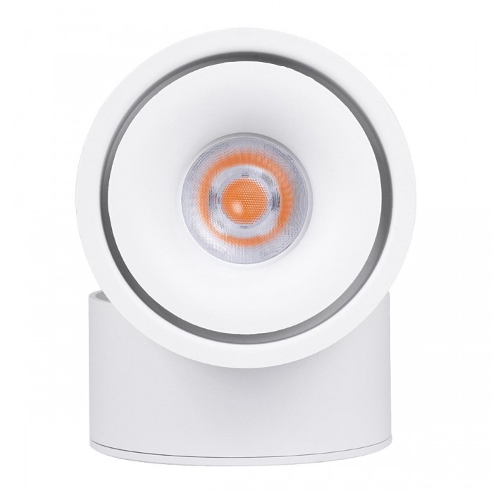 GloboStar® OMEGA-S 60299 Επιφανειακό LED Spot Downlight Φ10cm 12W 1500lm 36° AC 220-240V IP20 Φ10 x Υ10.5cm - Στρόγγυλο - Λευκό - Θερμό Λευκό 2700K - Bridgelux COB - 5 Years Warranty GloboStar® OMEGA-S 60299 Επιφανειακό LED Spot Downlight Φ10cm 12W 1500lm 36° AC 220-240V IP20 Φ10 x Υ10.5cm - Στρόγγυλο - Λευκό - Θερμό Λευκό 2700K - Bridgelux COB - 5 Years Warranty