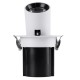 GloboStar® VIRGO-S 60302 Χωνευτό LED Spot Downlight TrimLess Φ9cm 7W 910lm 36° AC 220-240V IP20 Φ9cm x Υ9cm - Στρόγγυλο - Λευκό με Μαύρο Κάτοπτρο - Φυσικό Λευκό 4500K - Bridgelux COB - 5 Years Warranty GloboStar® VIRGO-S 60302 Χωνευτό LED Spot Downlight TrimLess Φ9cm 7W 910lm 36° AC 220-240V IP20 Φ9cm x Υ9cm - Στρόγγυλο - Λευκό με Μαύρο Κάτοπτρο - Φυσικό Λευκό 4500K - Bridgelux COB - 5 Years Warranty