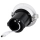 GloboStar® VIRGO-S 60302 Χωνευτό LED Spot Downlight TrimLess Φ9cm 7W 910lm 36° AC 220-240V IP20 Φ9cm x Υ9cm - Στρόγγυλο - Λευκό με Μαύρο Κάτοπτρο - Φυσικό Λευκό 4500K - Bridgelux COB - 5 Years Warranty GloboStar® VIRGO-S 60302 Χωνευτό LED Spot Downlight TrimLess Φ9cm 7W 910lm 36° AC 220-240V IP20 Φ9cm x Υ9cm - Στρόγγυλο - Λευκό με Μαύρο Κάτοπτρο - Φυσικό Λευκό 4500K - Bridgelux COB - 5 Years Warranty