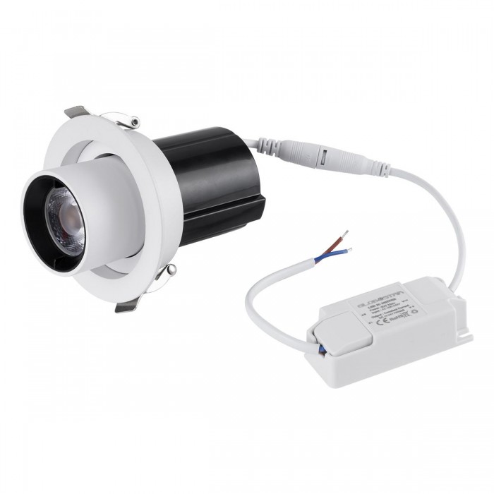 GloboStar® VIRGO-S 60302 Χωνευτό LED Spot Downlight TrimLess Φ9cm 7W 910lm 36° AC 220-240V IP20 Φ9cm x Υ9cm - Στρόγγυλο - Λευκό με Μαύρο Κάτοπτρο - Φυσικό Λευκό 4500K - Bridgelux COB - 5 Years Warranty GloboStar® VIRGO-S 60302 Χωνευτό LED Spot Downlight TrimLess Φ9cm 7W 910lm 36° AC 220-240V IP20 Φ9cm x Υ9cm - Στρόγγυλο - Λευκό με Μαύρο Κάτοπτρο - Φυσικό Λευκό 4500K - Bridgelux COB - 5 Years Warranty