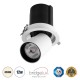 GloboStar® VIRGO-M 60306 Χωνευτό LED Spot Downlight TrimLess Φ11cm 12W 1560lm 36° AC 220-240V IP20 Φ11cm x Υ11.5cm - Στρόγγυλο - Λευκό με Μαύρο Κάτοπτρο - Φυσικό Λευκό 4500K - Bridgelux COB - 5 Years Warranty GloboStar® VIRGO-M 60306 Χωνευτό LED Spot Downlight TrimLess Φ11cm 12W 1560lm 36° AC 220-240V IP20 Φ11cm x Υ11.5cm - Στρόγγυλο - Λευκό με Μαύρο Κάτοπτρο - Φυσικό Λευκό 4500K - Bridgelux COB - 5 Years Warranty