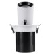 GloboStar® VIRGO-M 60306 Χωνευτό LED Spot Downlight TrimLess Φ11cm 12W 1560lm 36° AC 220-240V IP20 Φ11cm x Υ11.5cm - Στρόγγυλο - Λευκό με Μαύρο Κάτοπτρο - Φυσικό Λευκό 4500K - Bridgelux COB - 5 Years Warranty GloboStar® VIRGO-M 60306 Χωνευτό LED Spot Downlight TrimLess Φ11cm 12W 1560lm 36° AC 220-240V IP20 Φ11cm x Υ11.5cm - Στρόγγυλο - Λευκό με Μαύρο Κάτοπτρο - Φυσικό Λευκό 4500K - Bridgelux COB - 5 Years Warranty