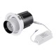GloboStar® VIRGO-M 60306 Χωνευτό LED Spot Downlight TrimLess Φ11cm 12W 1560lm 36° AC 220-240V IP20 Φ11cm x Υ11.5cm - Στρόγγυλο - Λευκό με Μαύρο Κάτοπτρο - Φυσικό Λευκό 4500K - Bridgelux COB - 5 Years Warranty GloboStar® VIRGO-M 60306 Χωνευτό LED Spot Downlight TrimLess Φ11cm 12W 1560lm 36° AC 220-240V IP20 Φ11cm x Υ11.5cm - Στρόγγυλο - Λευκό με Μαύρο Κάτοπτρο - Φυσικό Λευκό 4500K - Bridgelux COB - 5 Years Warranty